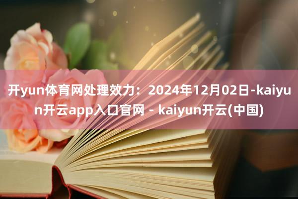 开yun体育网处理效力：2024年12月02日-kaiyun开云app入口官网 - kaiyun开云(中国)